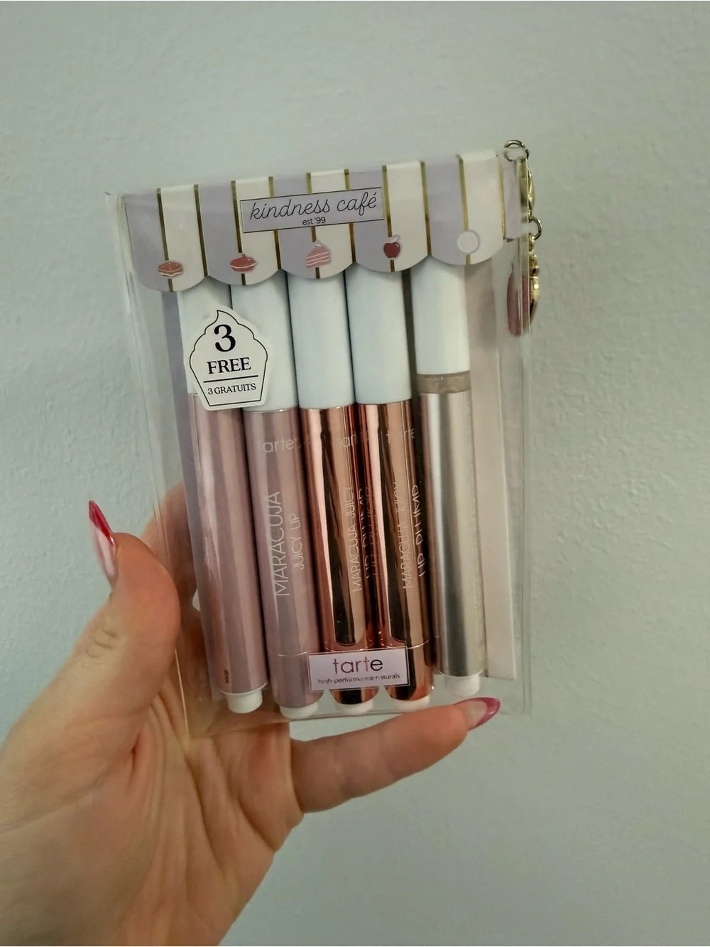 tarte Kindness Café Lip Set – Pink & Rose Gold Accents